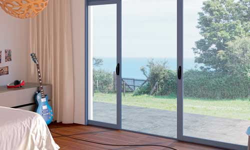 Fenêtre et baie coulissante aluminium à galandage