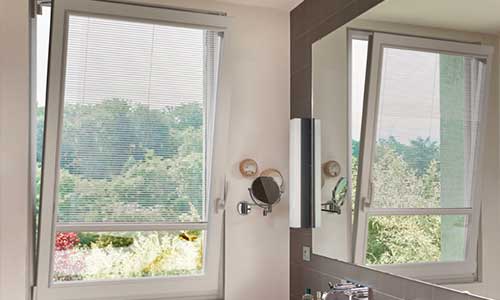 Fenêtre et porte-fenêtre PVC avec store intégré